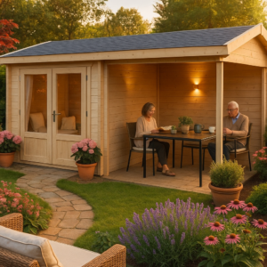 Gartenhaus mit Terrasse “Nora D” 6x3m | Gartenhaus mit Veranda 3x6m aus hochwertigem Fichtenholz | Geräumige Gartenterrasse mit Sonnendach, mit Terrasse Unkategorisiert online kaufen Gartenhaus mit Terrasse “Nora D” 6x3m | Gartenhaus mit Veranda 3x6m aus hochwertigem Fichtenholz | Geräumige Gartenterrasse mit Sonnendach, mit Terrasse Unkategorisiert online kaufen