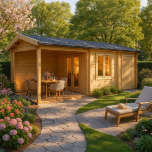 Gartenhaus mit Terrasse & Schuppen “Super Nora E” 8x4m | Gartenhaus mit Veranda | Gartenhaus mit Schuppen mit Schuppen, mit Sonnendach, mit Terrasse Unkategorisiert online kaufen Gartenhaus mit Terrasse & Schuppen “Super Nora E” 8x4m | Gartenhaus mit Veranda | Gartenhaus mit Schuppen mit Schuppen, mit Sonnendach, mit Terrasse Unkategorisiert online kaufen