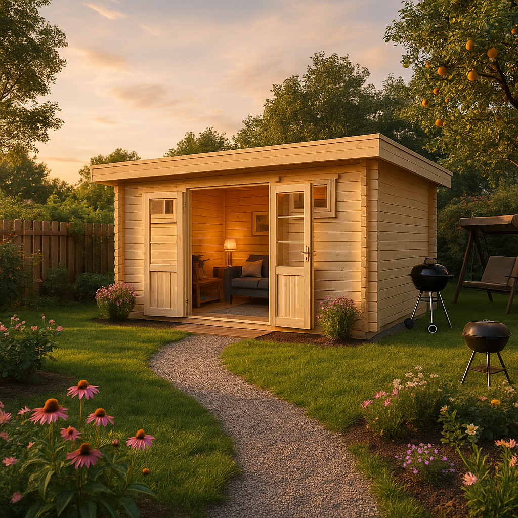 Fjordholz Gartenhaus Modell Aargau 44 Fjordholz Gartenhaus Modell Aargau 44