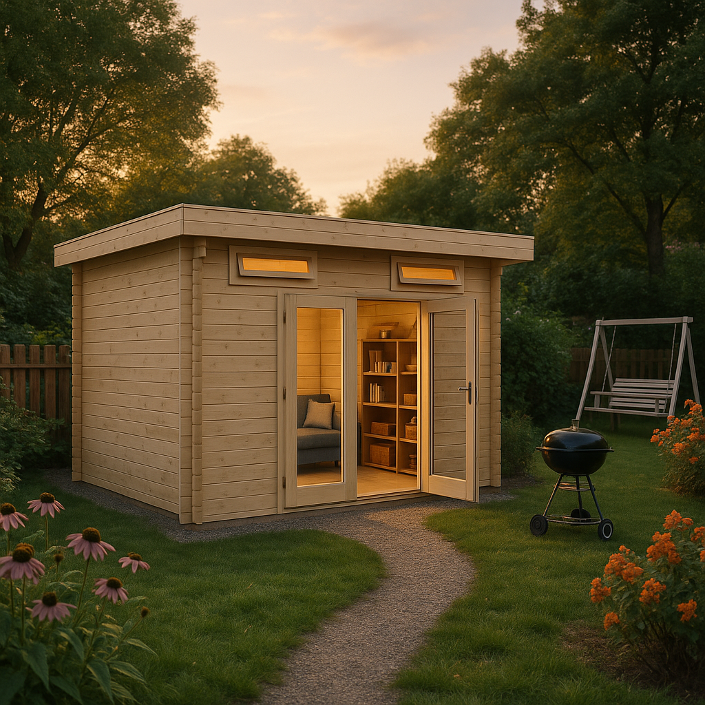 Fjordholz Gartenhaus Modell Aargau 44