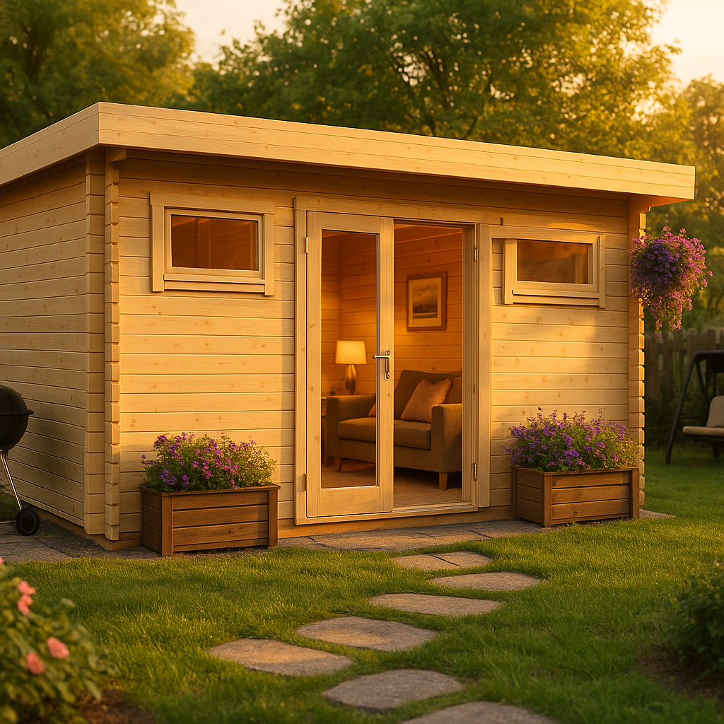 Fjordholz Gartenhaus Modell Aargau 70 Fjordholz Gartenhaus Modell Aargau 70