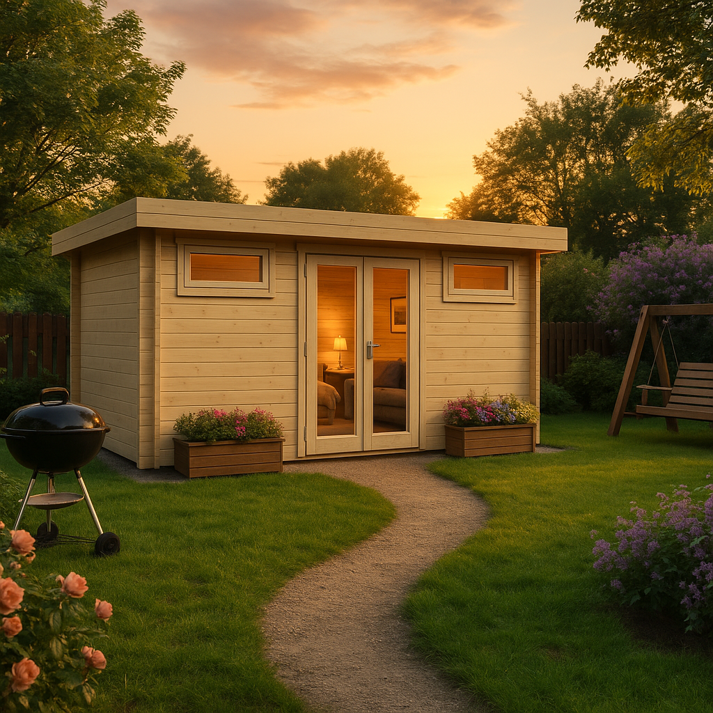 Fjordholz Gartenhaus Modell Aargau 70 Fjordholz Gartenhaus Modell Aargau 70