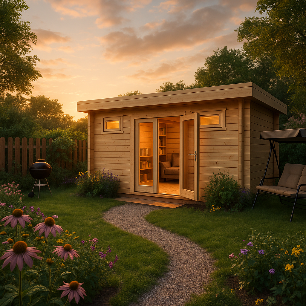 Fjordholz Gartenhaus Modell Aargau 70