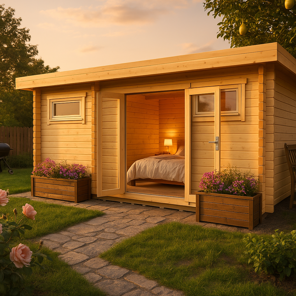 Fjordholz Gartenhaus Modell Aargau 70 Fjordholz Gartenhaus Modell Aargau 70