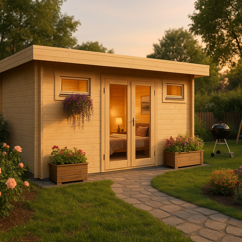 Fjordholz Gartenhaus Modell Aargau 70| Rabatt: 26%