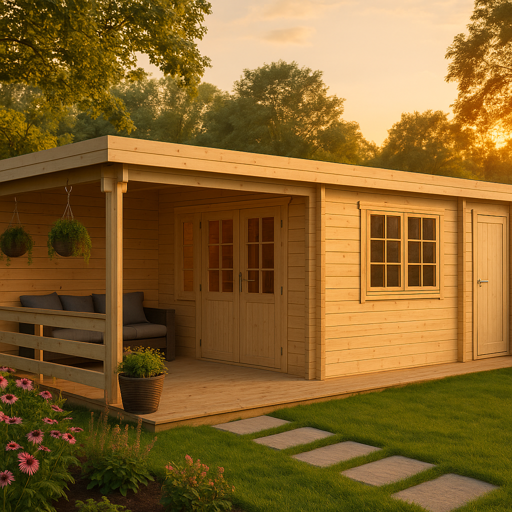 Fjordholz Gartenhaus Modell Aksel 44
