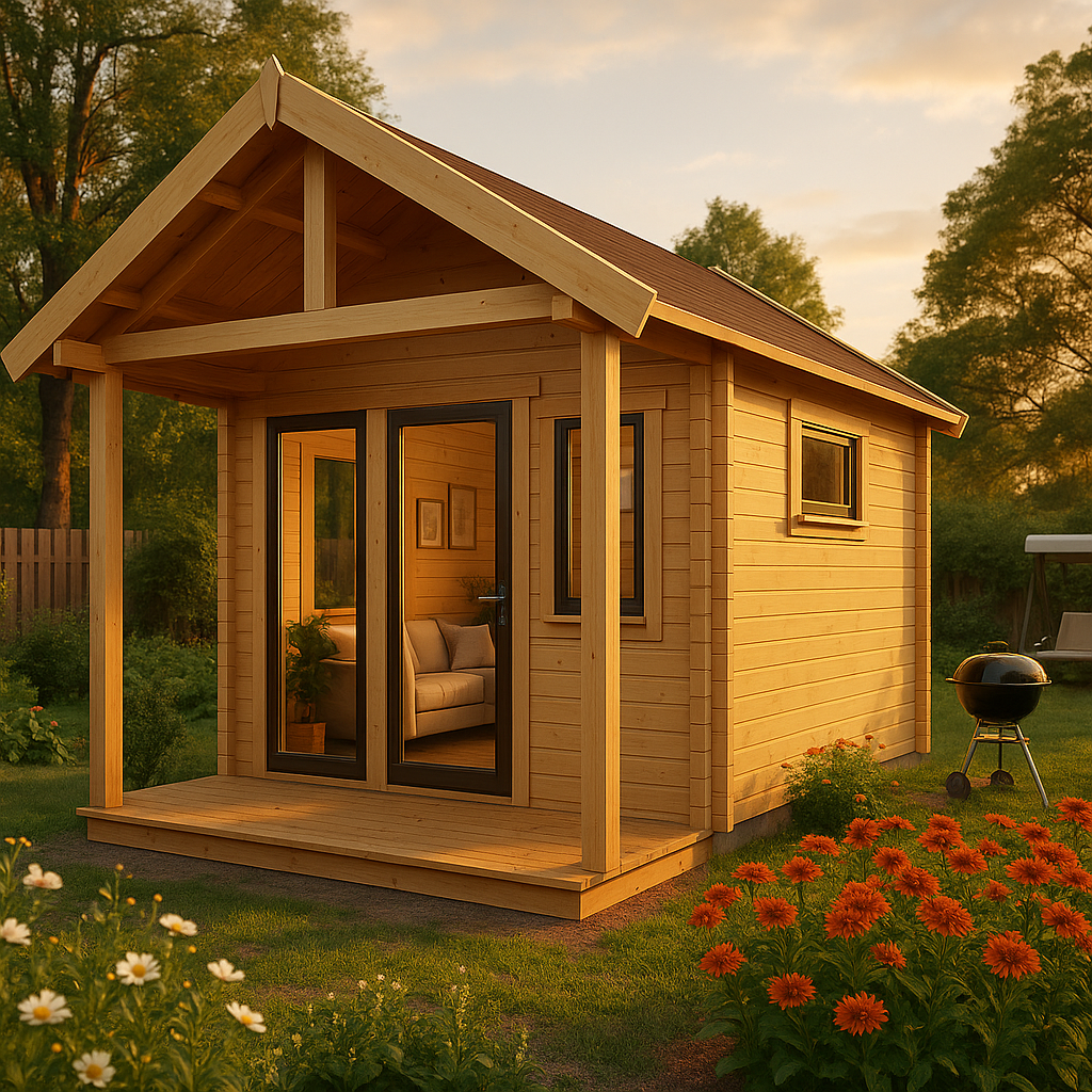 Fjordholz Gartenhaus Modell Alex 44