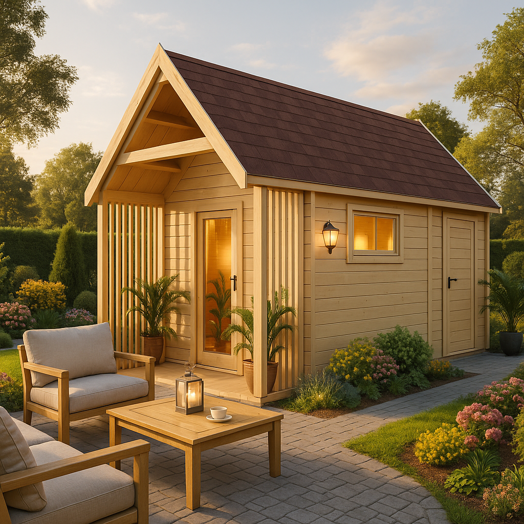 6x3m Fjordholz Gartenhaus Modell Alex 44| Rabatt: 26% winterfest & 5 J ...