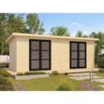 Fjordholz Gartenhaus Modell Alu Line 28-H| Rabatt: 26%