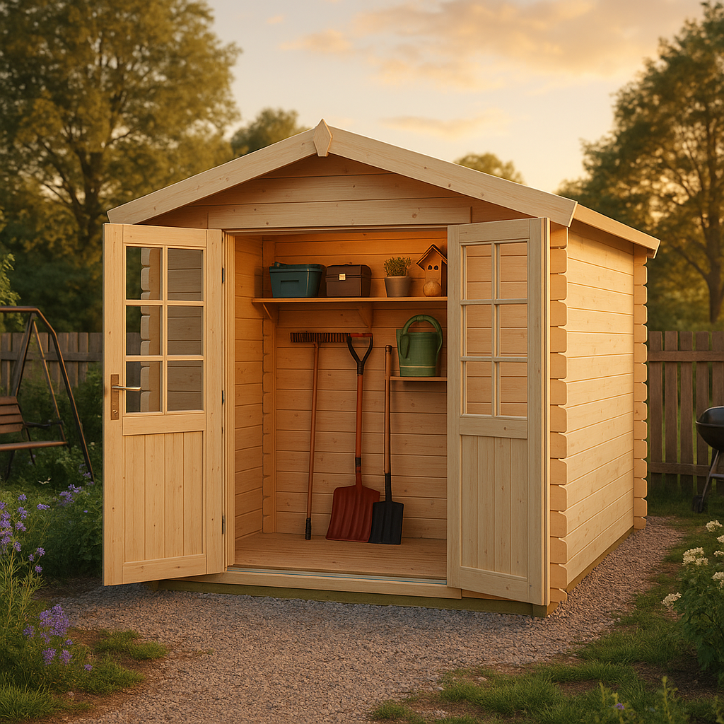 Fjordholz Gartenhaus Modell Bente 28 A