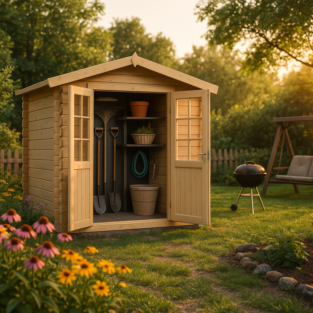 Fjordholz Gartenhaus Modell Bente 28 B