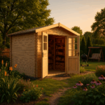 Fjordholz Gartenhaus Modell Bente 28 D