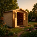 Fjordholz Gartenhaus Modell Bente 28 D| Rabatt: 26%|3x3m