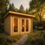 Fjordholz Gartenhaus Modell Berlin 70 C Modern