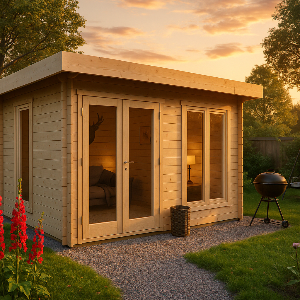 Fjordholz Gartenhaus Modell Birger 44| Rabatt: 26%|4x3m