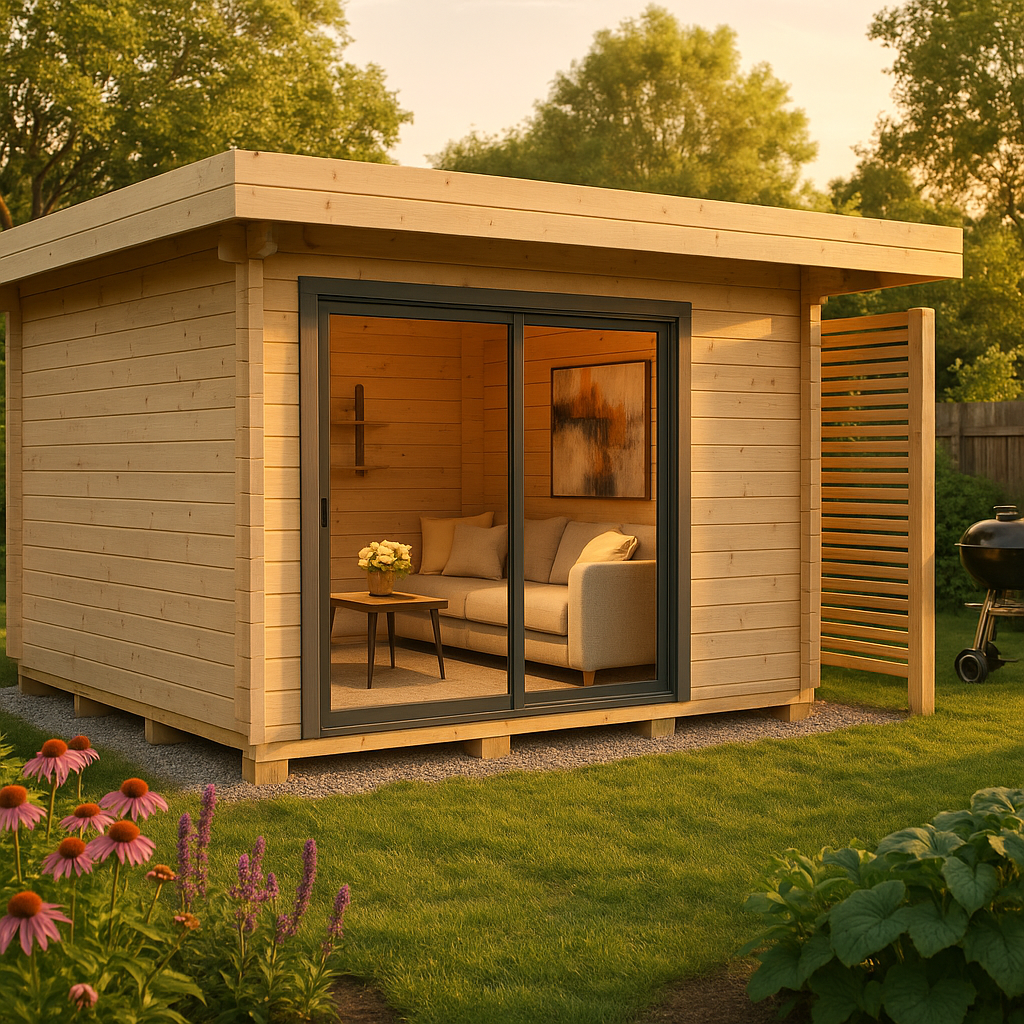 Fjordholz Gartenhaus Modell Bobby 44 Alu Fjordholz Gartenhaus Modell Bobby 44 Alu