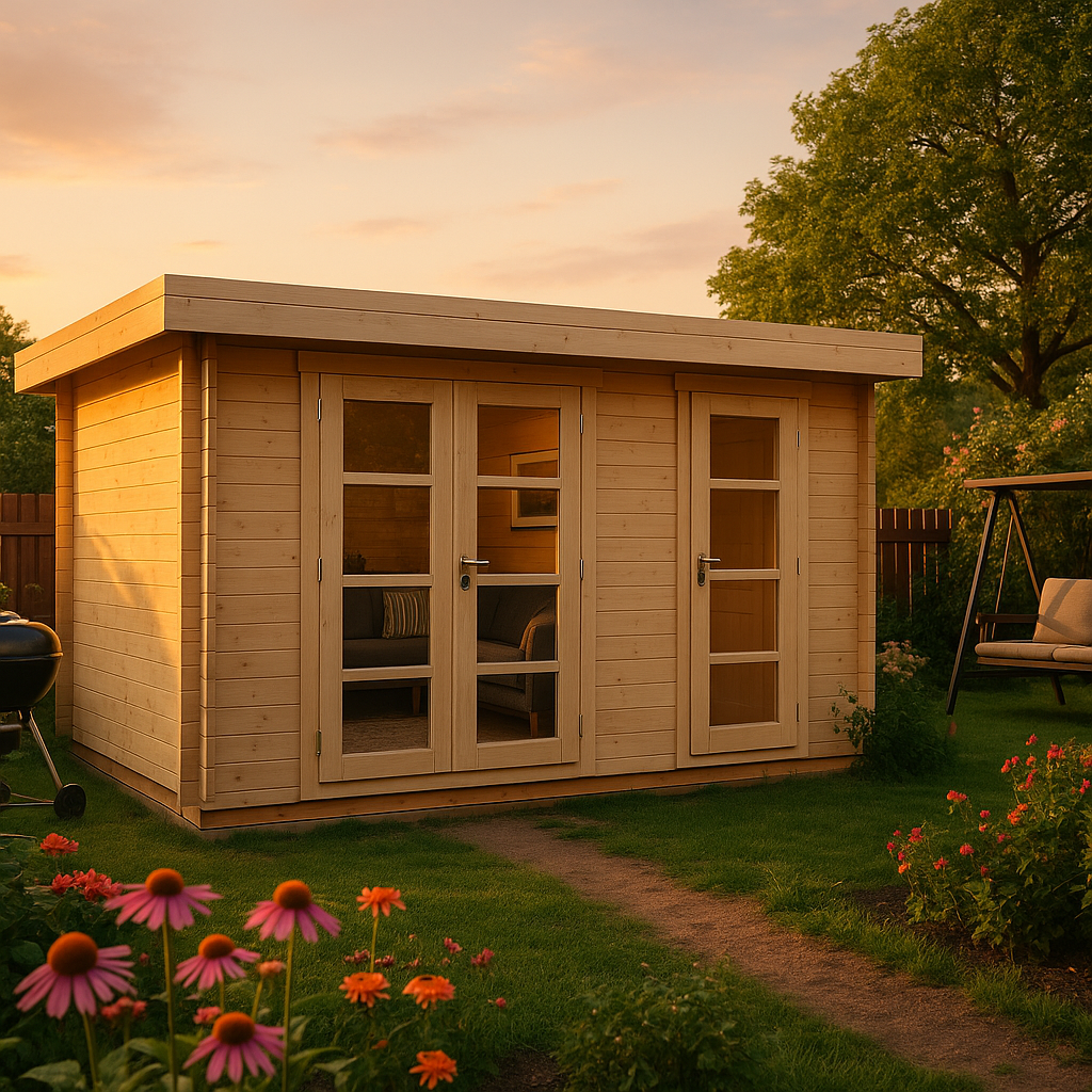 Fjordholz Gartenhaus Modell Brita 44 Fjordholz Gartenhaus Modell Brita 44