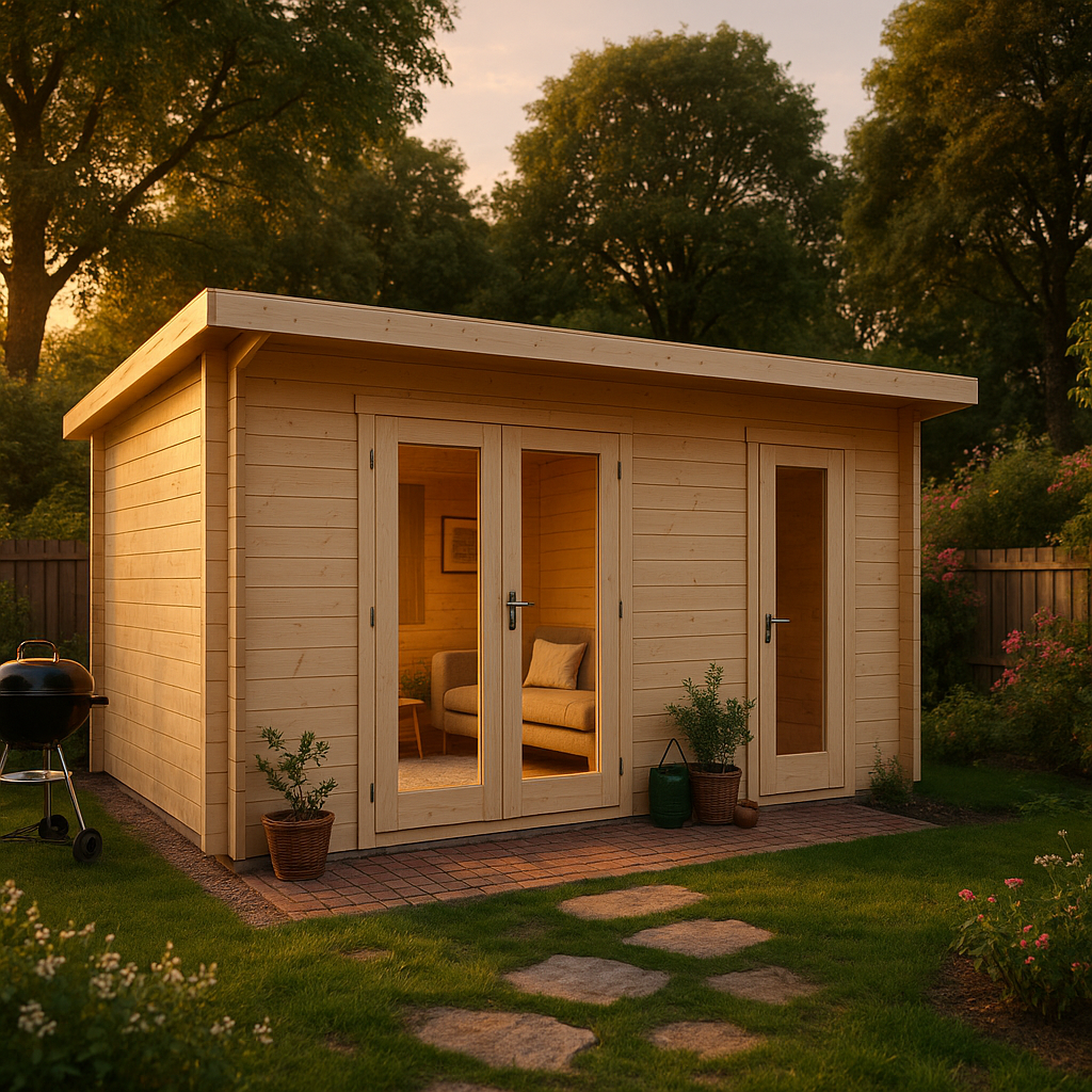 Fjordholz Gartenhaus Modell Carin 44 A| Rabatt: 26%