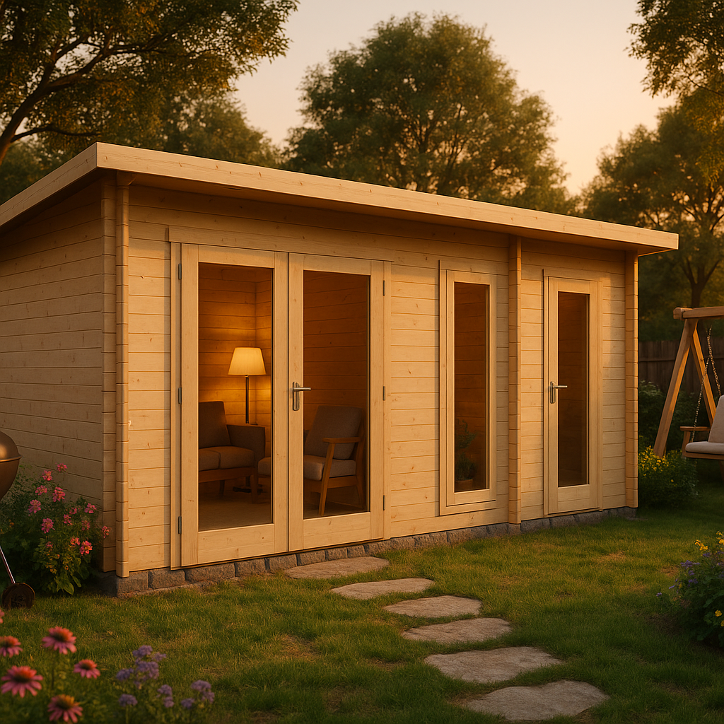 Fjordholz Gartenhaus Modell Carin 44 A Fjordholz Gartenhaus Modell Carin 44 A