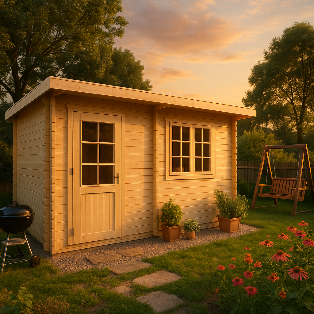 Fjordholz Gartenhaus Modell Carin 44 B