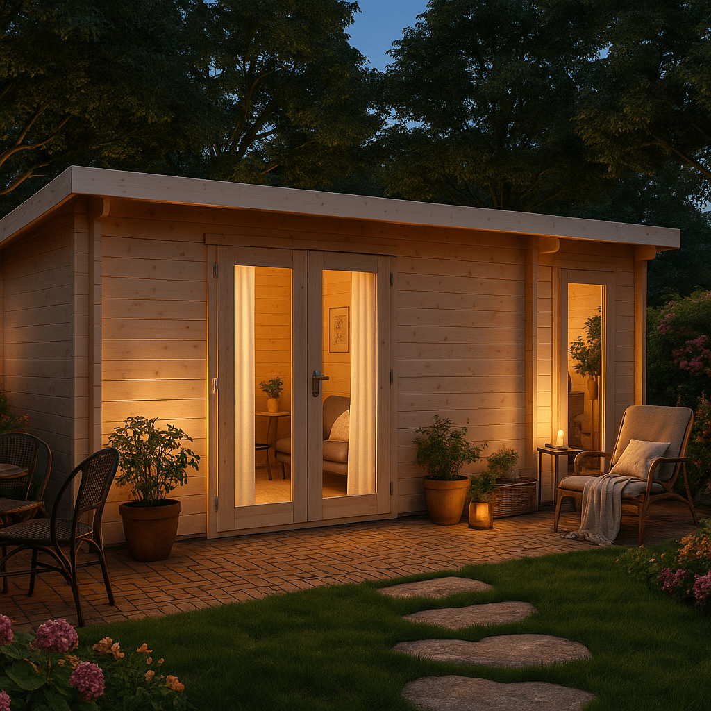 4x3m Fjordholz Gartenhaus Modell Carin 44 C| Rabatt: 26%