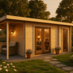 Fjordholz Gartenhaus Modell Carin 44 C +SD