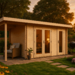 Fjordholz Gartenhaus Modell Carin 44 C +SD