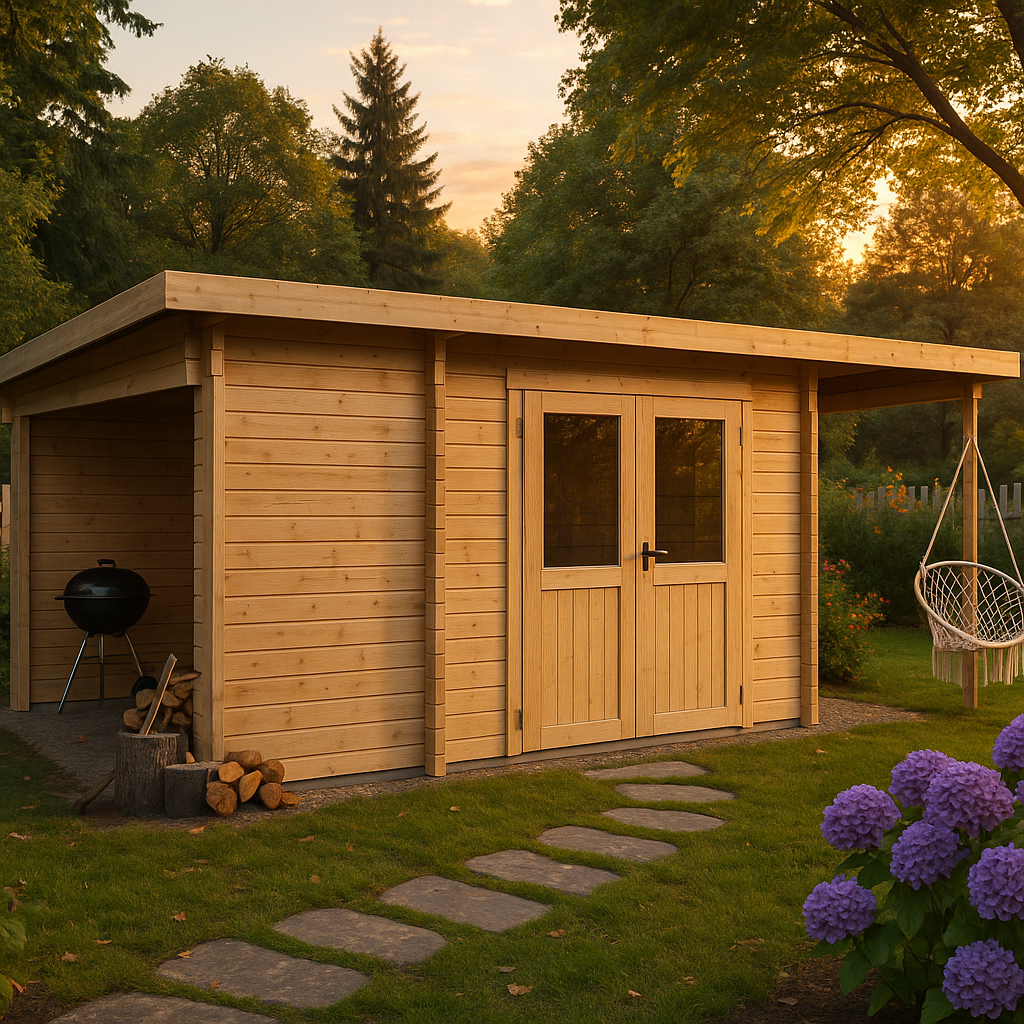 Fjordholz Gartenhaus Modell Carla 28 B Fjordholz Gartenhaus Modell Carla 28 B