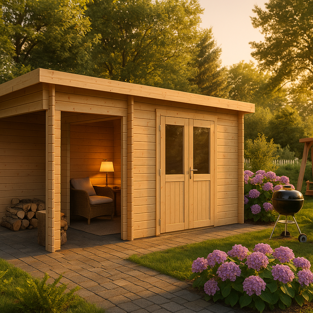 Fjordholz Gartenhaus Modell Carla 28 B Fjordholz Gartenhaus Modell Carla 28 B
