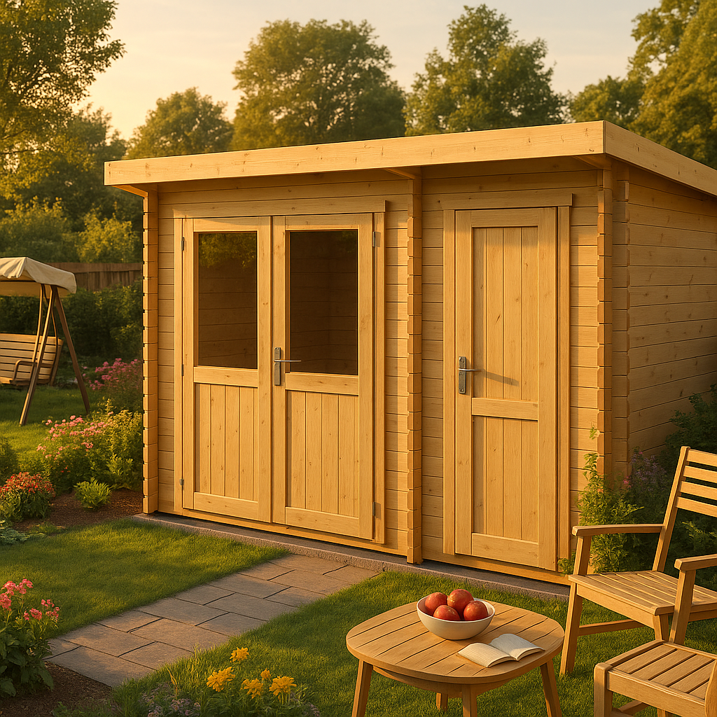 Fjordholz Gartenhaus Modell Carmen 28