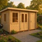 Fjordholz Gartenhaus Modell Carmen 28