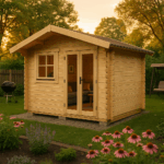 Fjordholz Gartenhaus Modell David 34