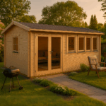 Fjordholz Gartenhaus Modell Davos 44 A