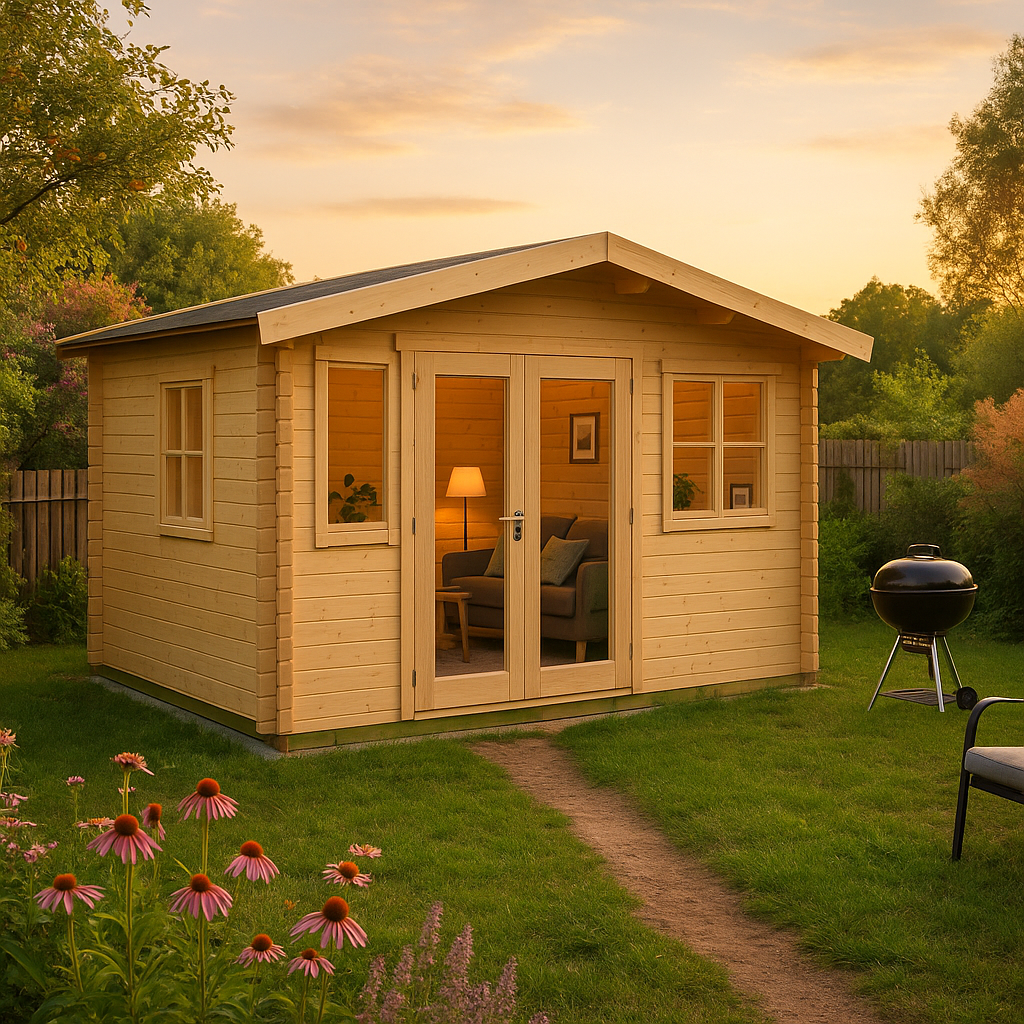 Fjordholz Gartenhaus Modell Davos 70 A Fjordholz Gartenhaus Modell Davos 70 A
