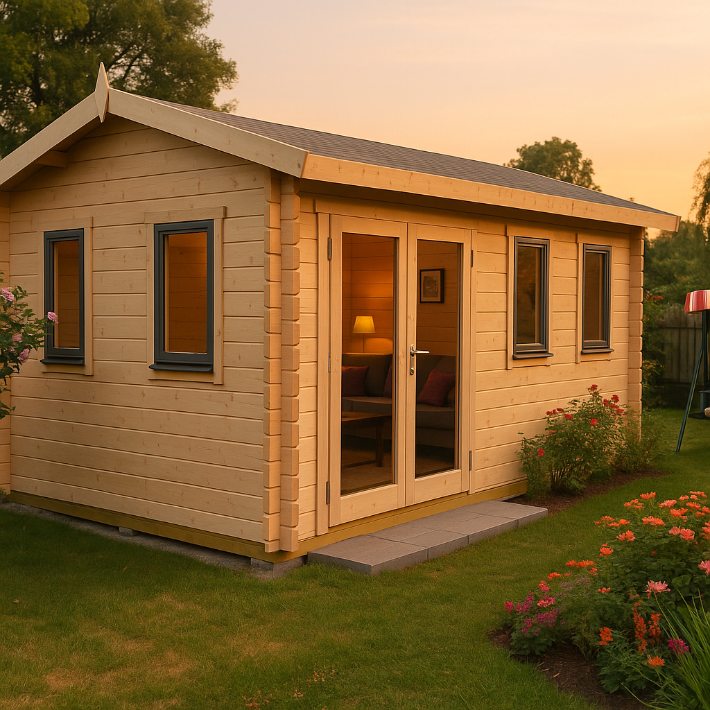 Fjordholz Gartenhaus Modell Davos 70 A Fjordholz Gartenhaus Modell Davos 70 A