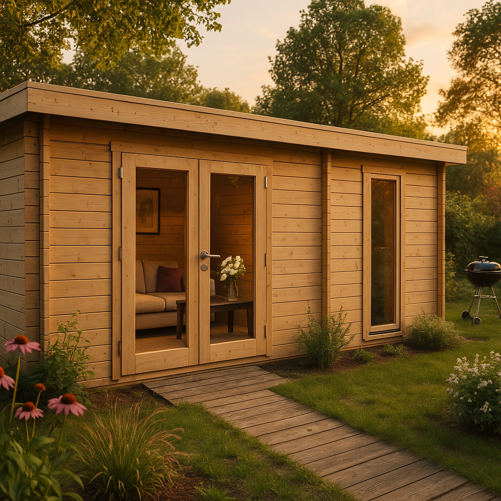 Fjordholz Gartenhaus Modell Domeo 44 Fjordholz Gartenhaus Modell Domeo 44