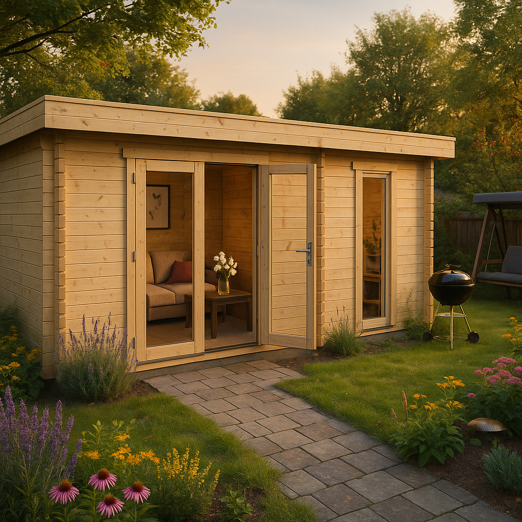 Fjordholz Gartenhaus Modell Domeo 44 Fjordholz Gartenhaus Modell Domeo 44