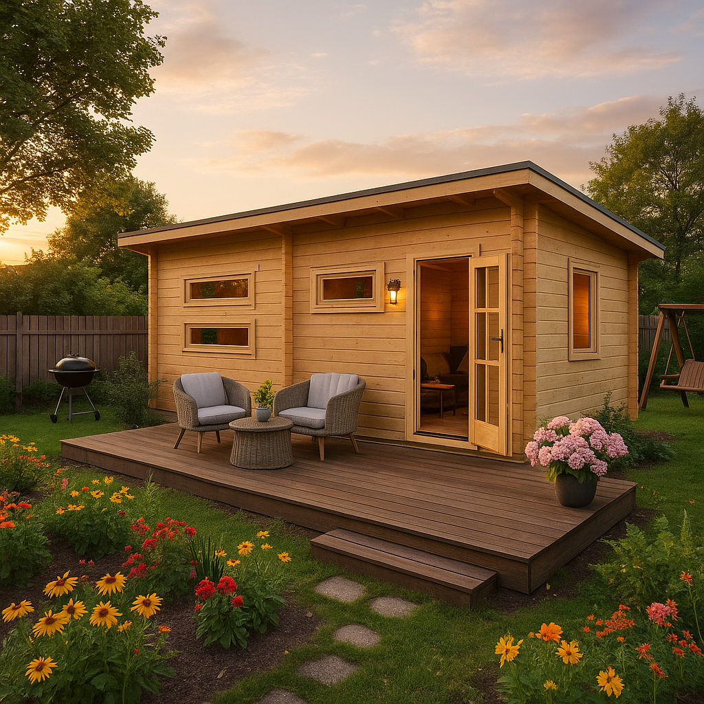 Fjordholz Gartenhaus Modell Dundee 44 B| Rabatt: 13%|6x4m