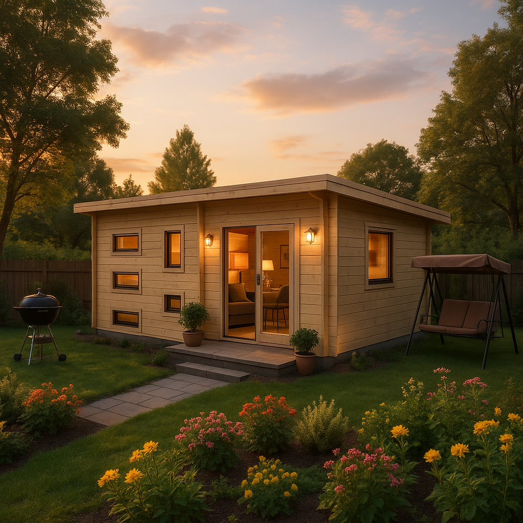 Fjordholz Gartenhaus Modell Dundee 90 A