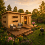 Fjordholz Gartenhaus Modell Dundee 90 B