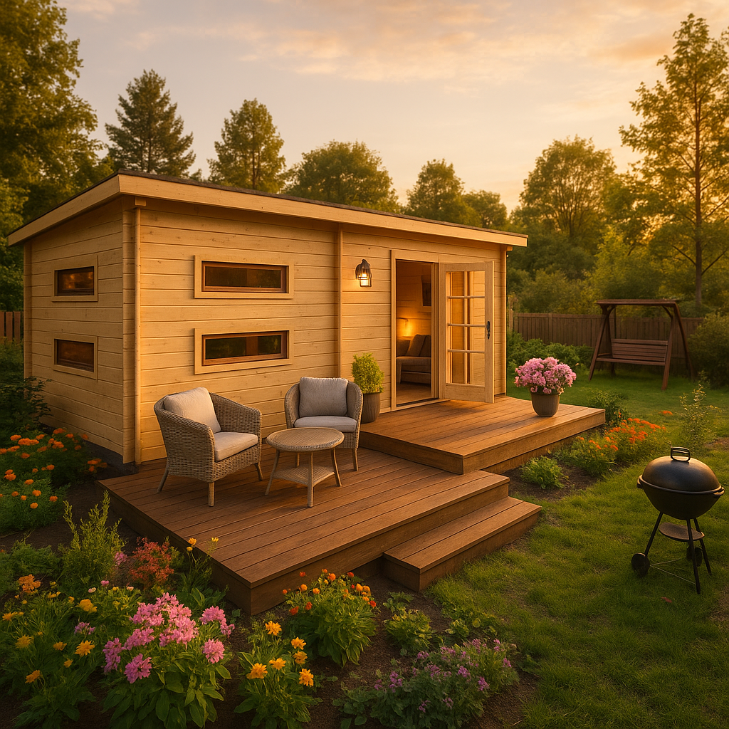 Fjordholz Gartenhaus Modell Dundee 90 B