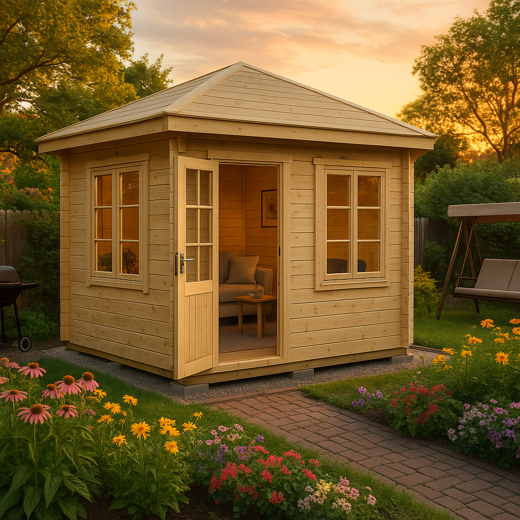 Fjordholz Gartenhaus Modell Fargo 44 A