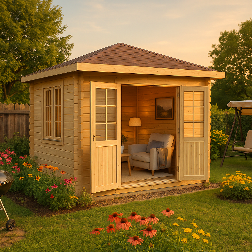 Fjordholz Gartenhaus Modell Fargo 44 A
