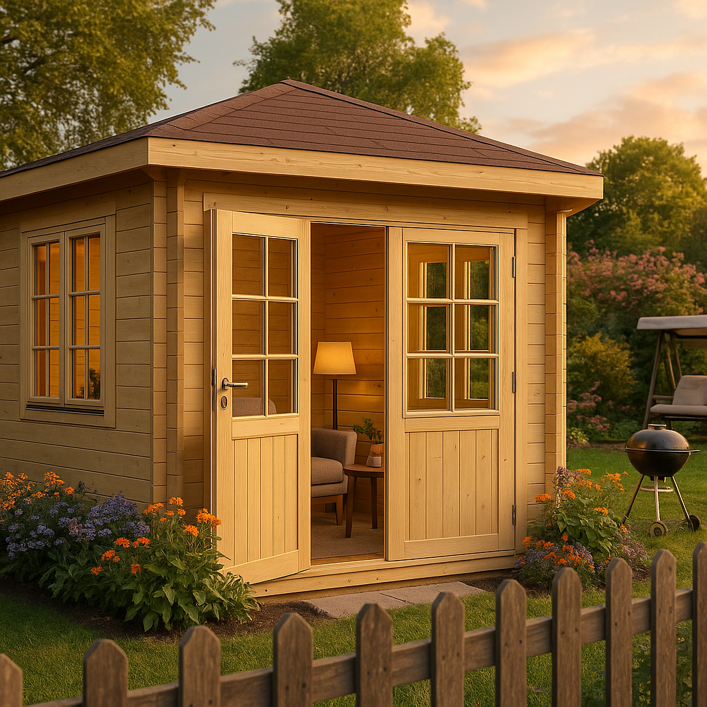 Fjordholz Gartenhaus Modell Fargo 44 A