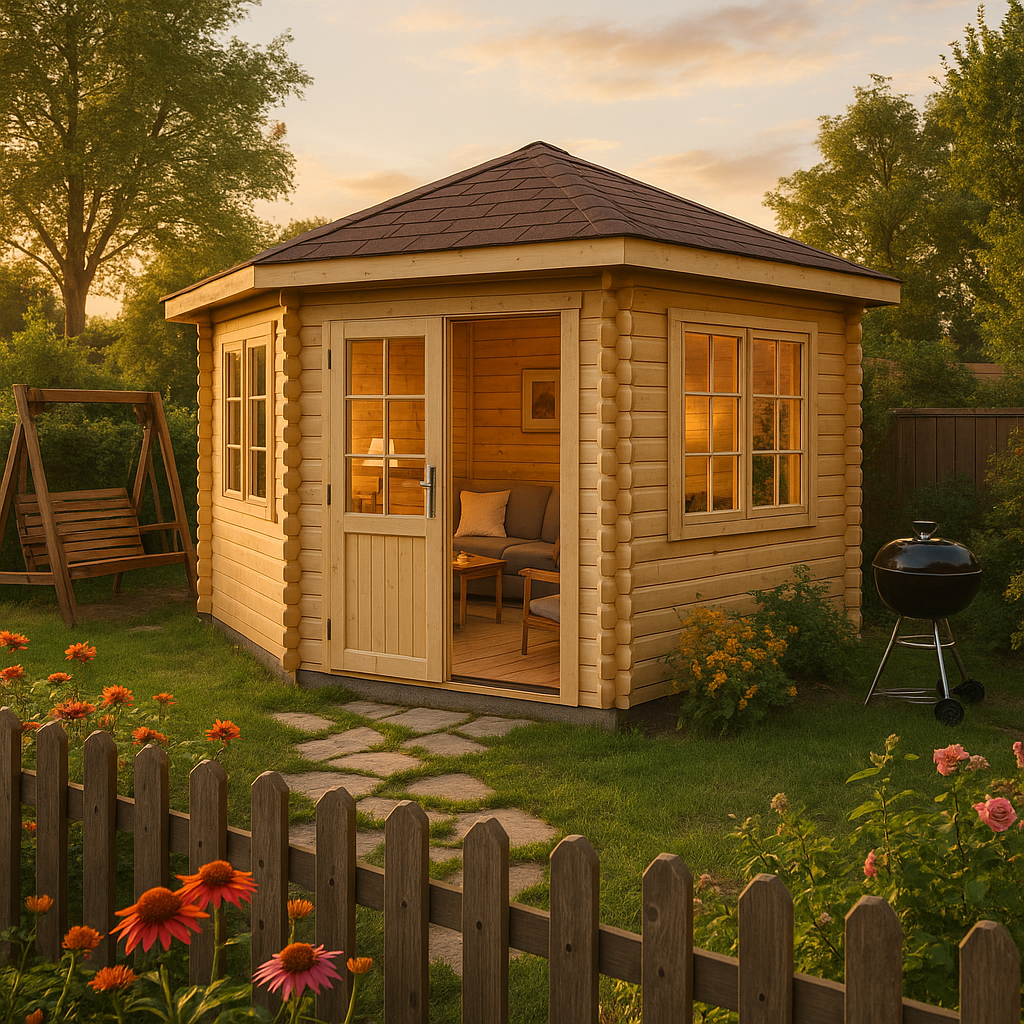 Fjordholz Gartenhaus Modell Fargo 44 A| Rabatt: 26%|4x3m