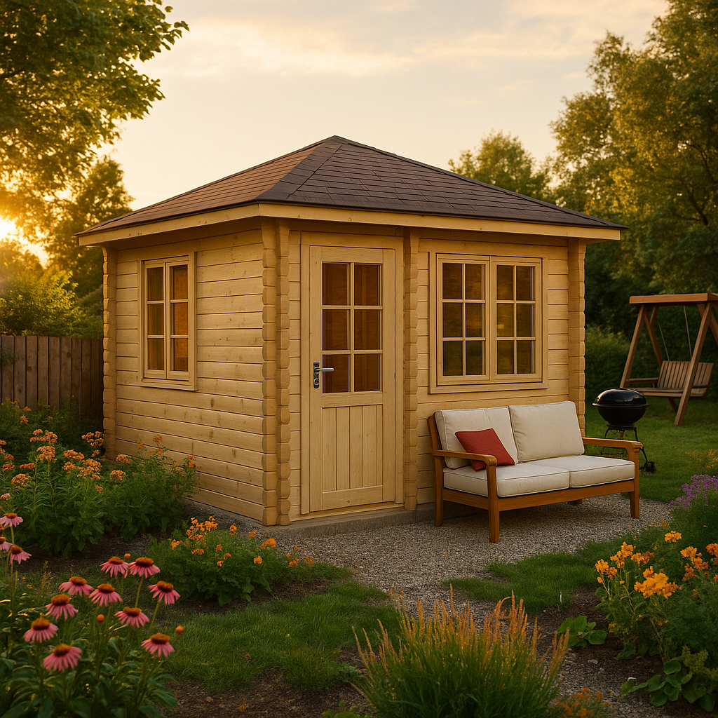 Fjordholz Gartenhaus Modell Fargo 70 A