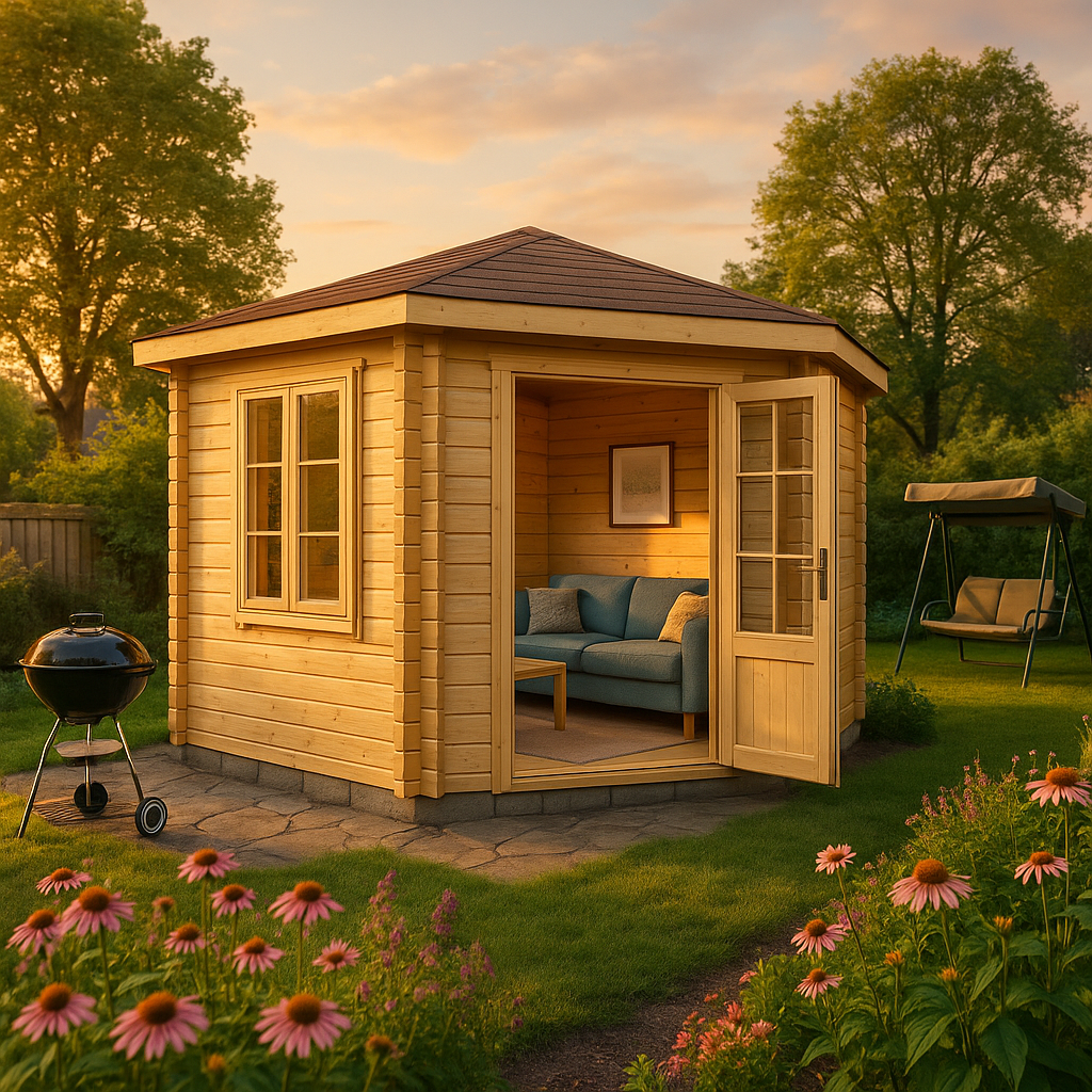 Fjordholz Gartenhaus Modell Fico 44