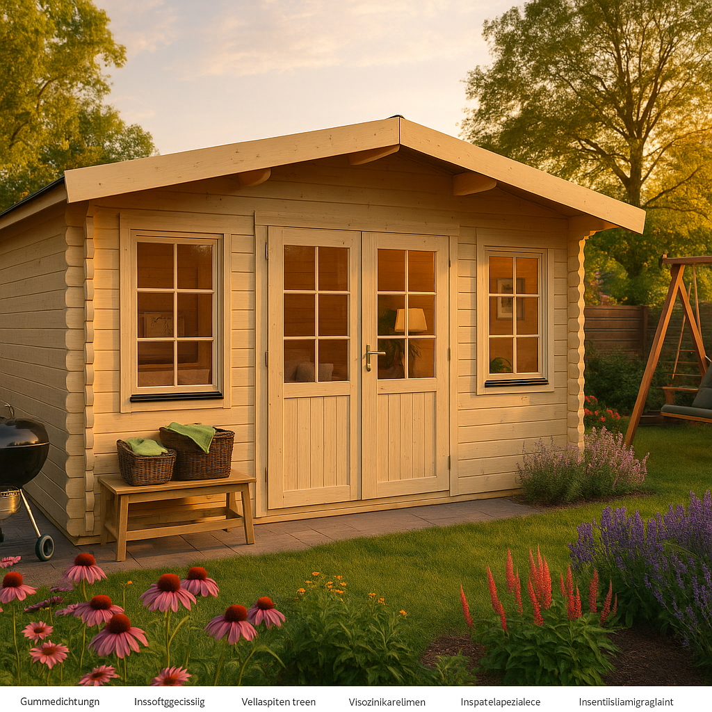 Fjordholz Gartenhaus Modell Florian 44