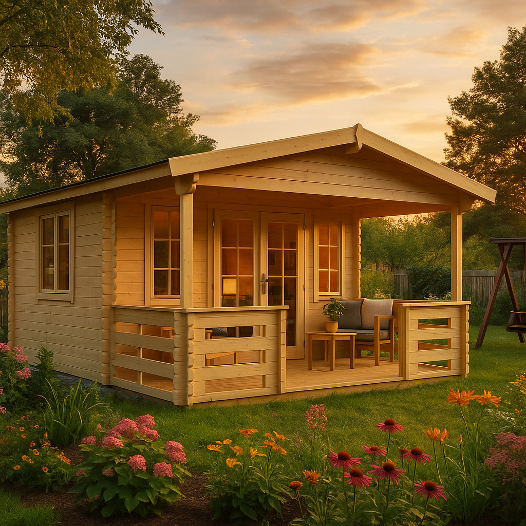 Fjordholz Gartenhaus Modell Franjo 44 B