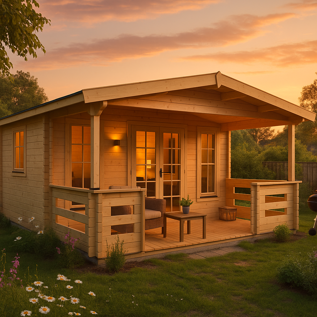 Fjordholz Gartenhaus Modell Franjo 44 C